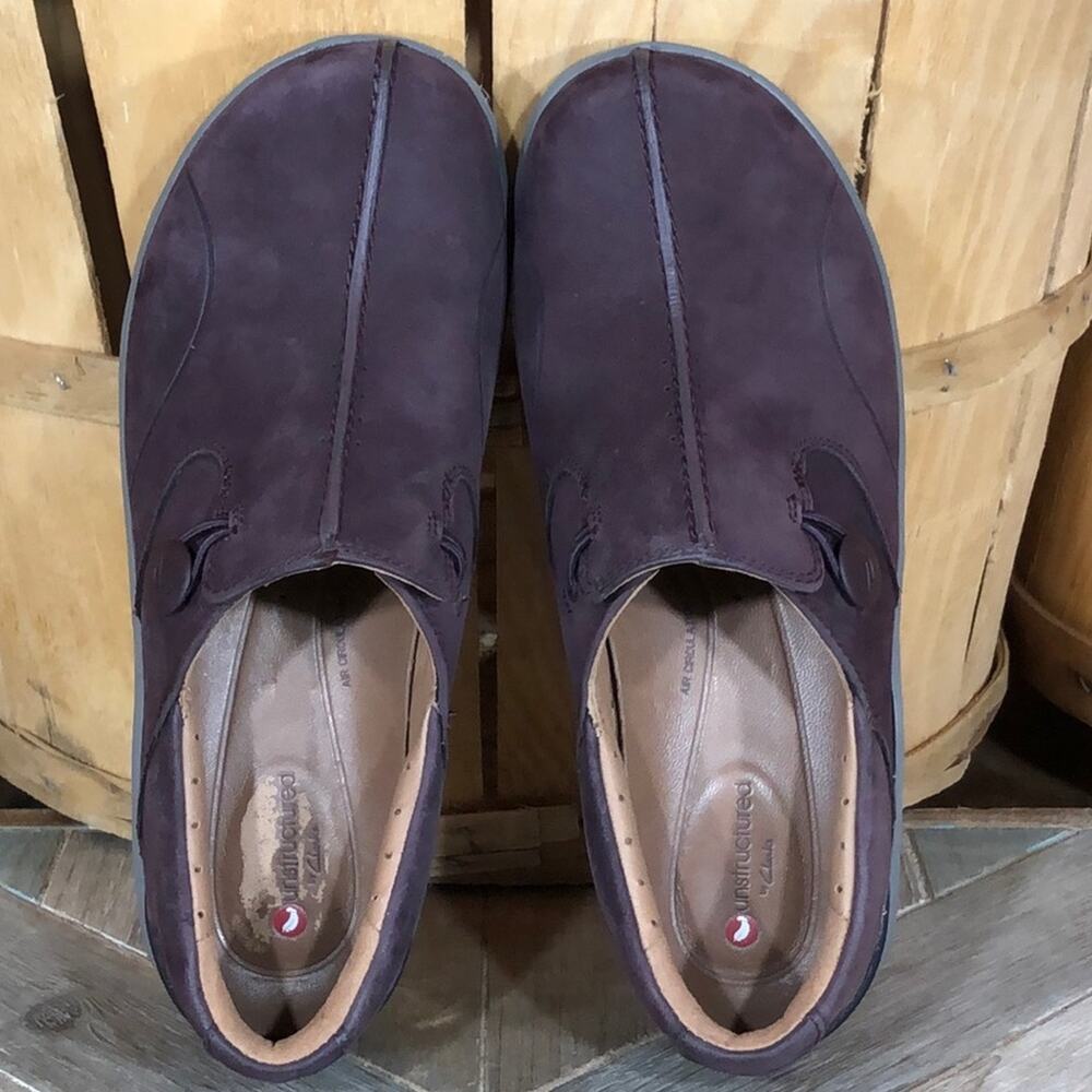 Clarks Unstructured Un Loop 2 Burgundy Leather Co… - image 8